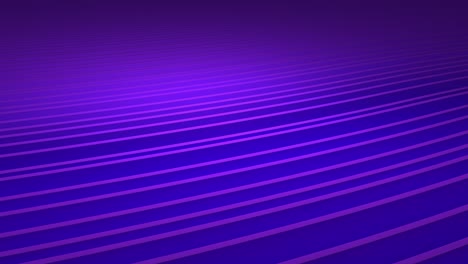 4k video about diagonal stripes rows going down. abstract background with purple and blue gently wavy stripes. modern rippling lines for documents, reports, posts and presentations. 3d animation loop.