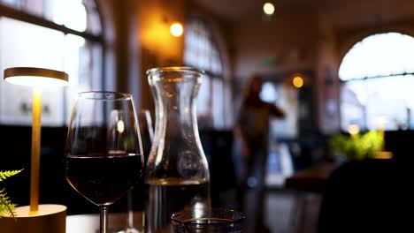 people enjoying drinks in a cozy cafe