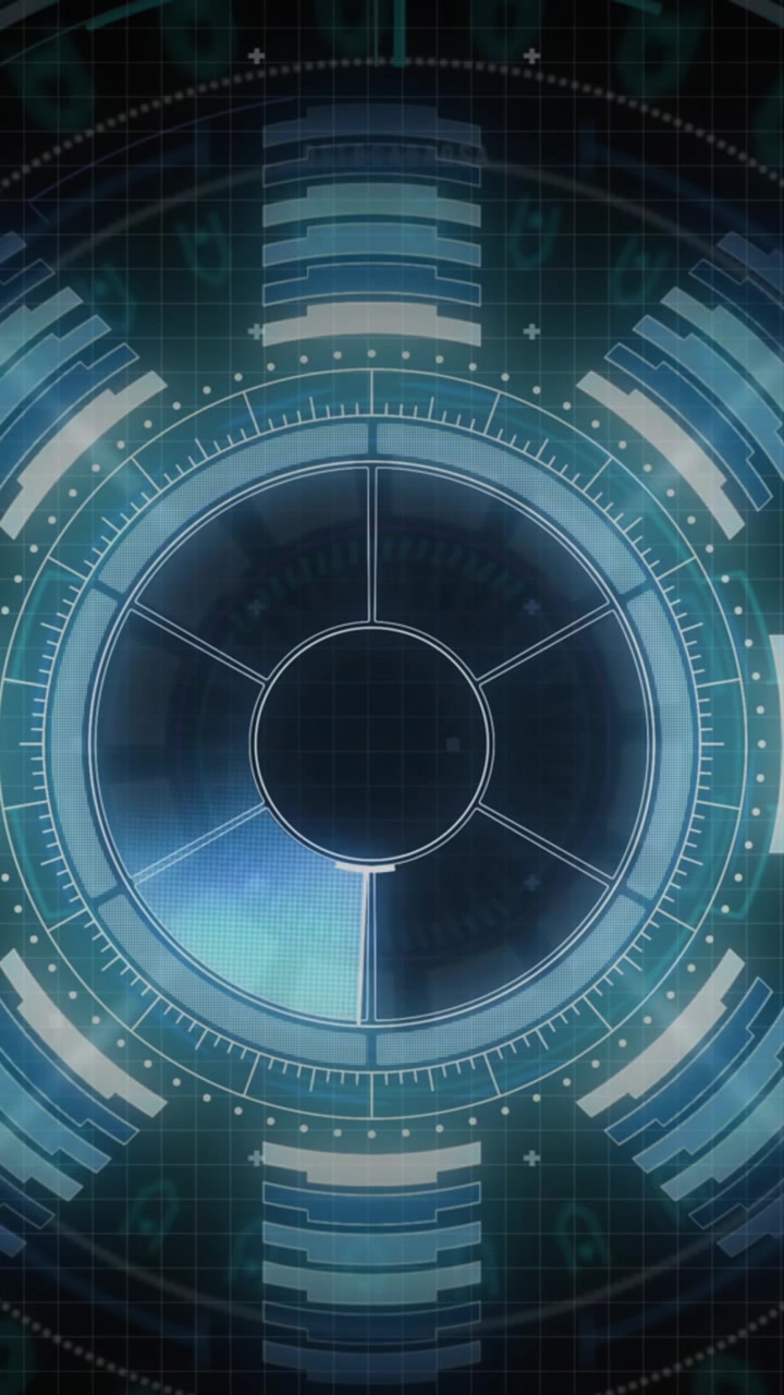 Animation of scope scanning and data processing over computer screens