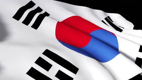 la bandera de corea del sur