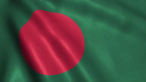 bangladesh flag video loop - 4k