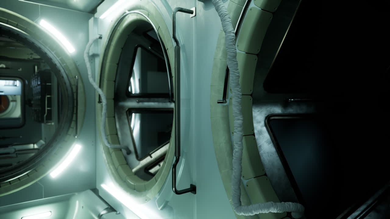 우주 정거장 내부