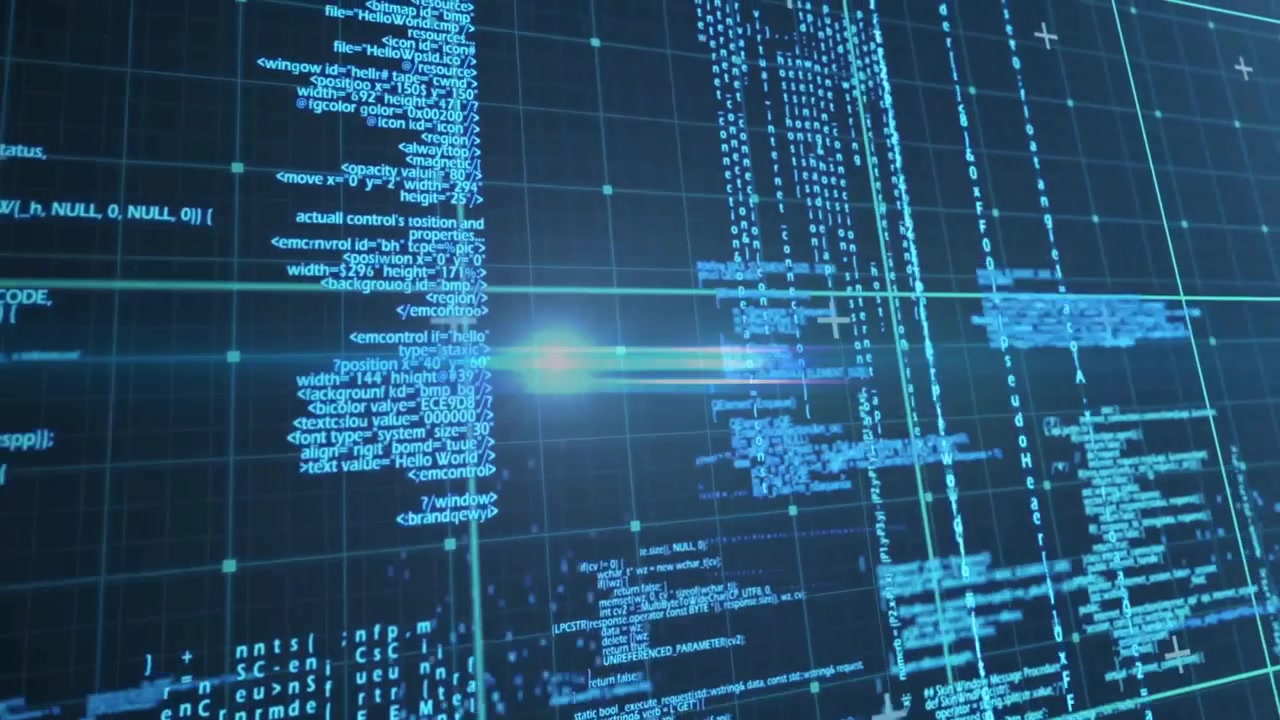 Interface loading with grid forming code fragments streaming and sliding for ongoing data flow