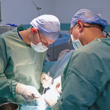 surgeons during operation