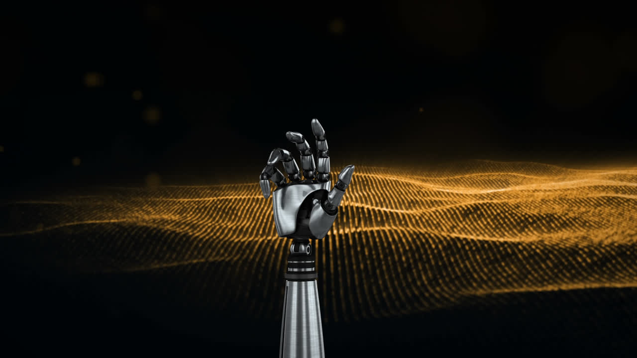 el brazo robótico futurista