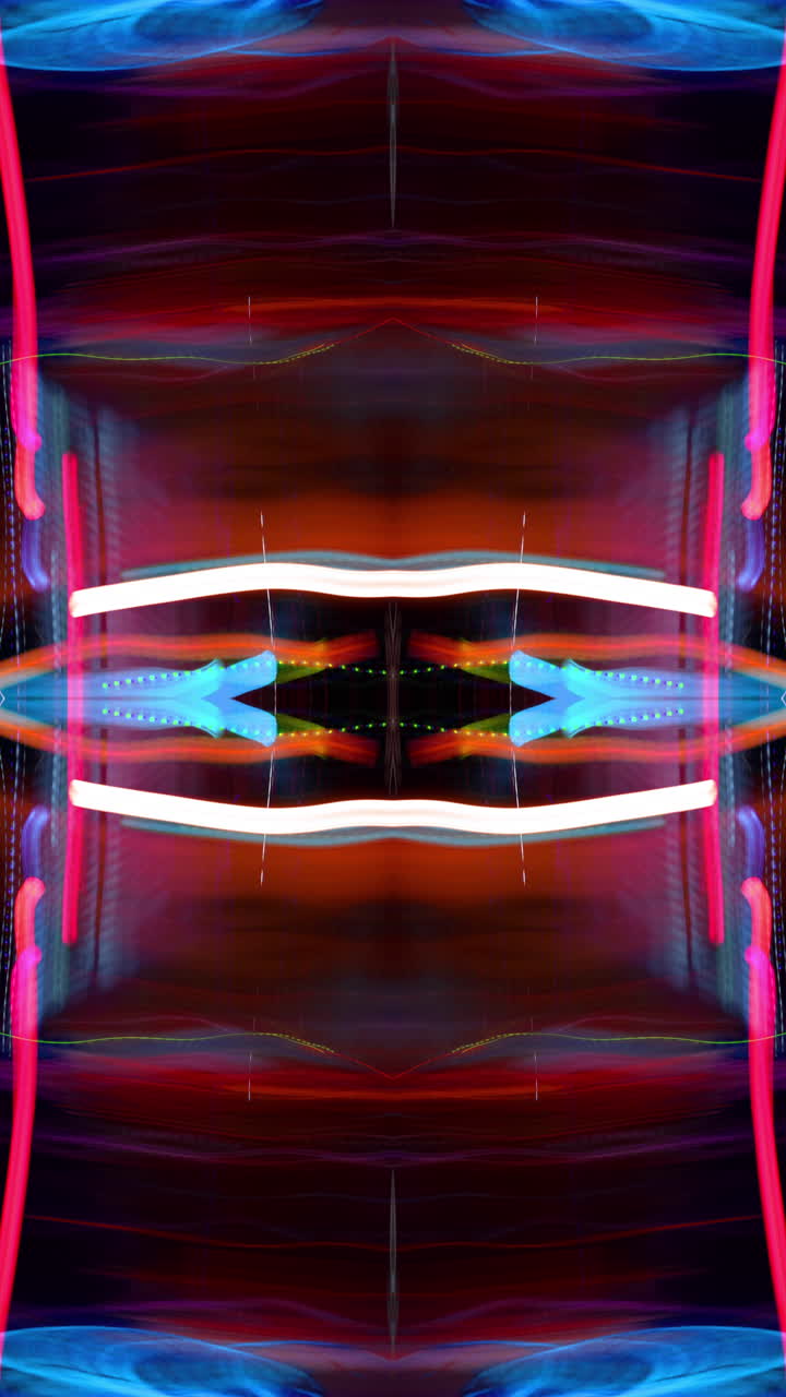 patrón de luz abstracto video vertical