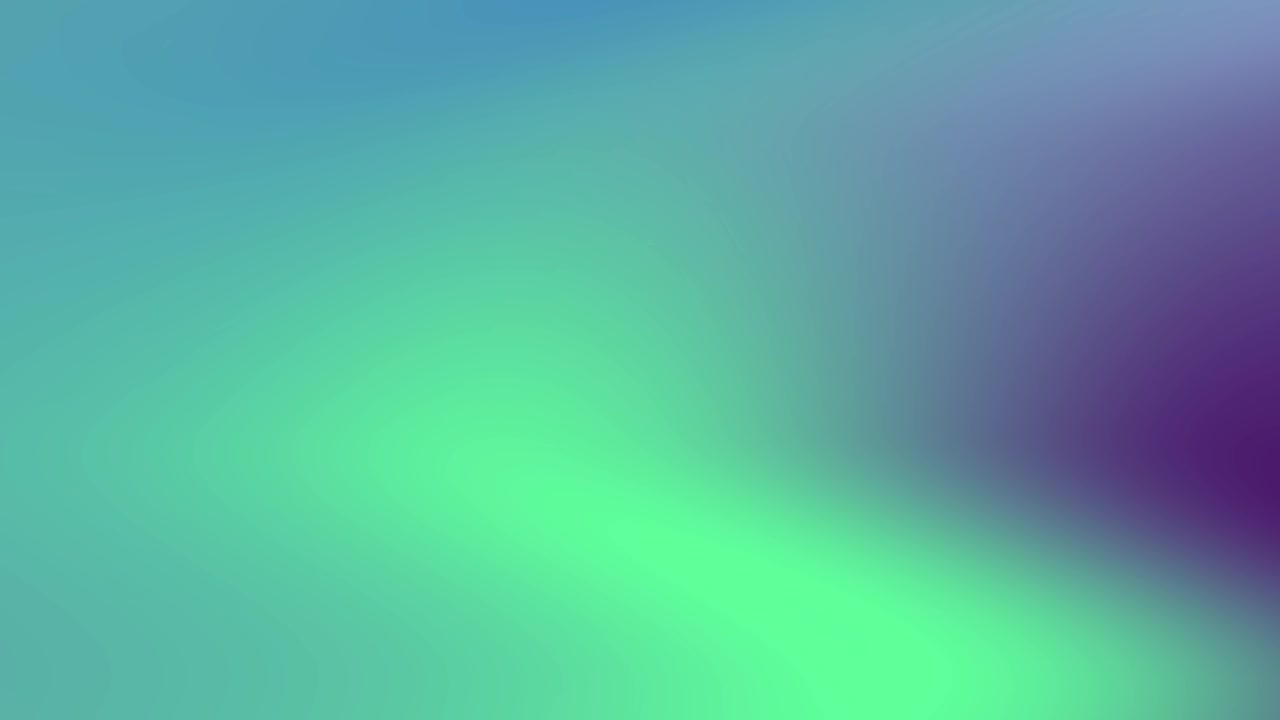 Transizione di colore fluida con sfumatura blu, verde e viola