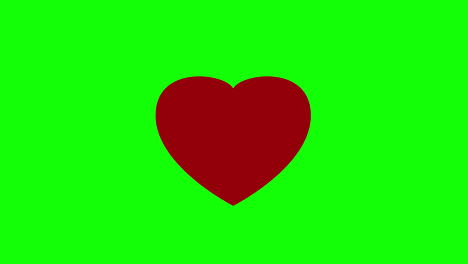 red-love-or-heart-pop-up-icon-Animation.Heart-Beat-Concept-for-valentine's-day-and-mother's-day.-Love-and-feelings.-loop-animation-with-alpha-channel,-green-screen.
