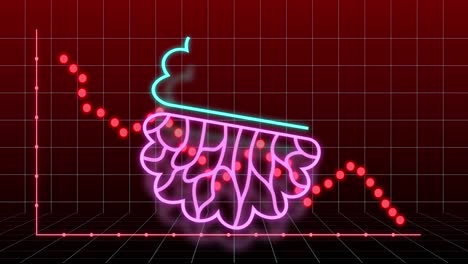 Animación-Del-Procesamiento-De-Datos-De-IA-E-íconos-Sobre-Estadísticas