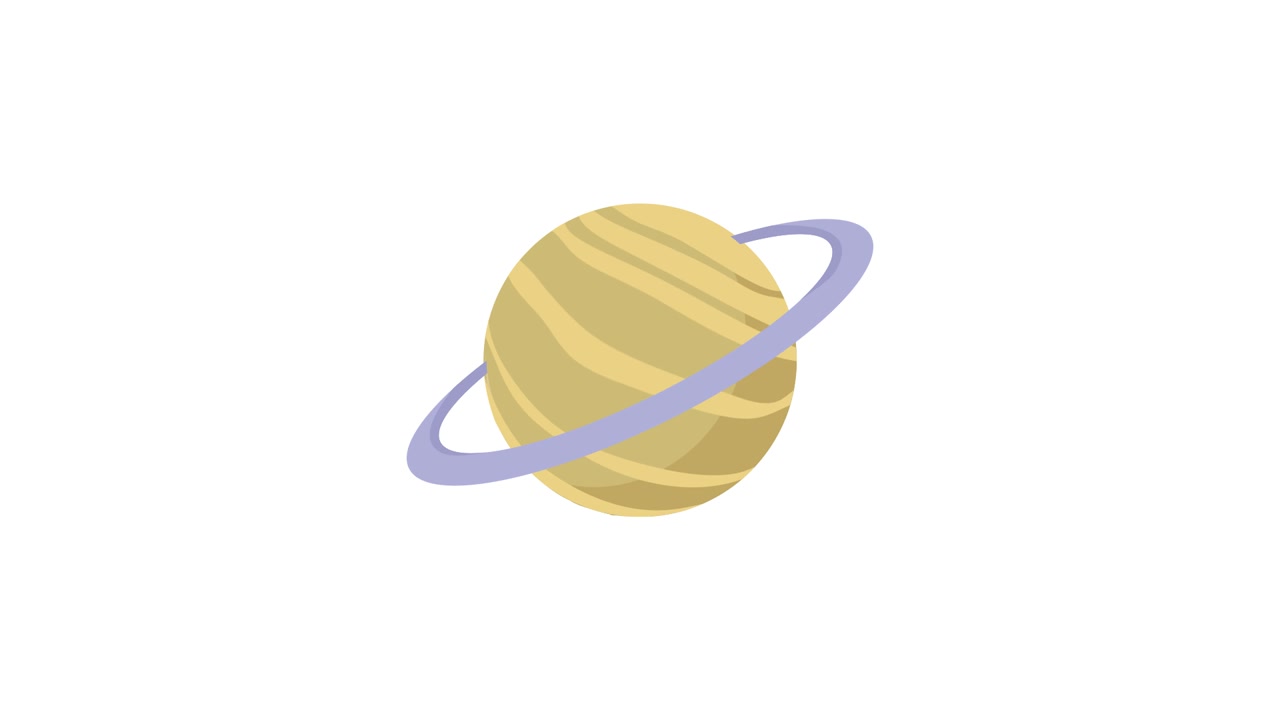 Simple Animated Sphere with Orbiting Ring