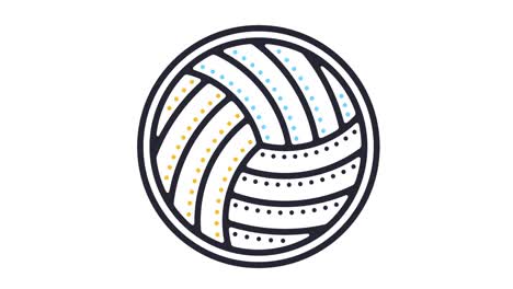 volleyball icon animation