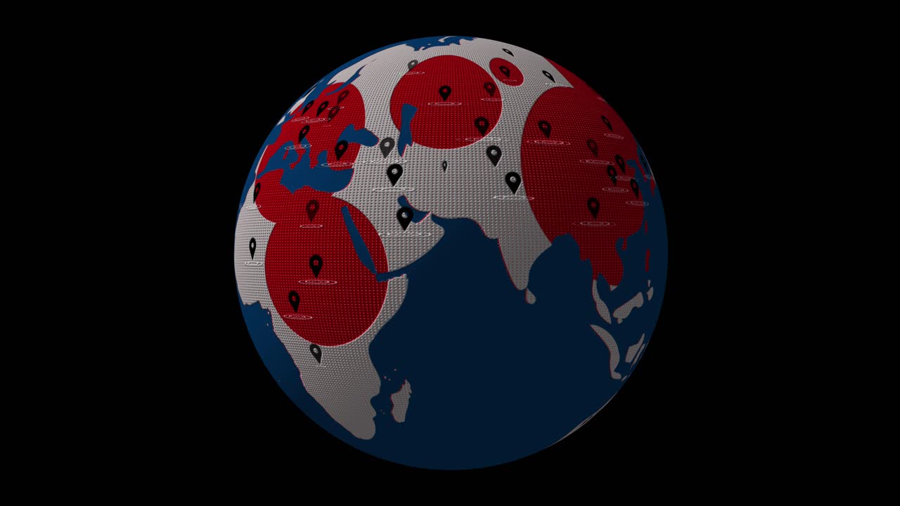 mapa de ubicaciones globales