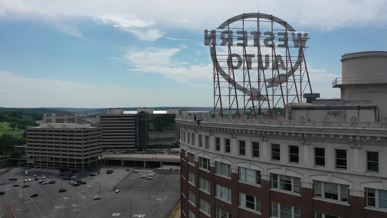 캔자스시티 미주리 공중 사진