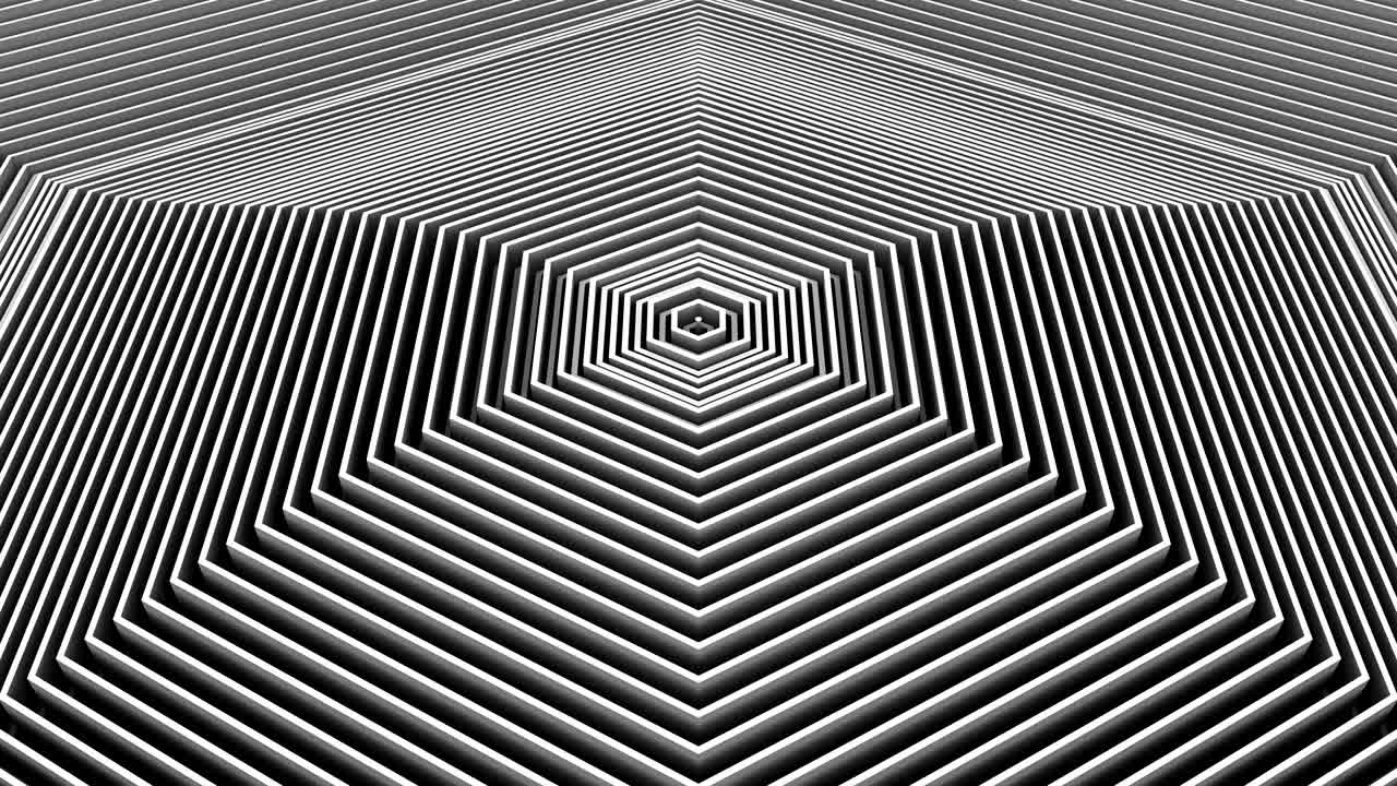 шестиугольники образуют волну