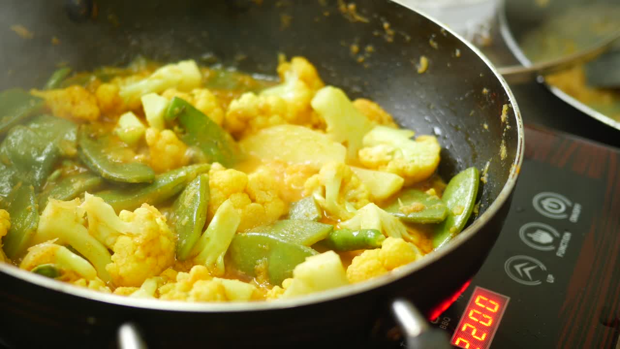 Preparing Vegetable Curry