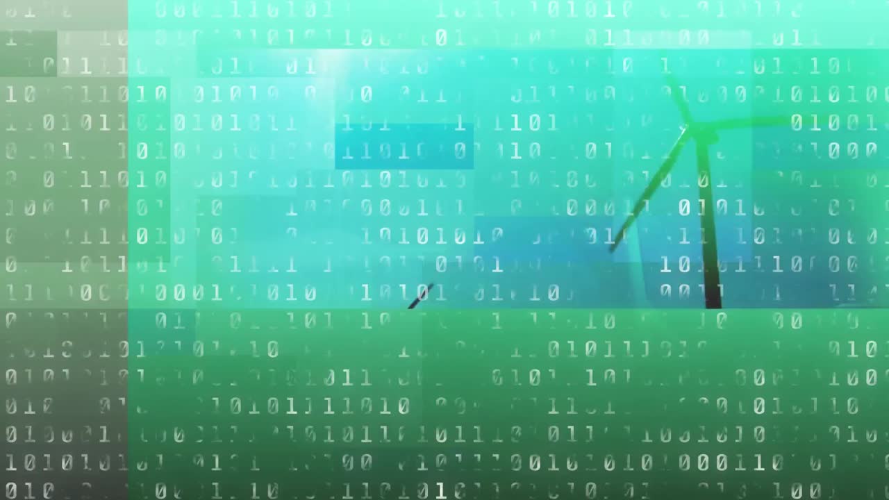 codici di turbine eoliche e binari