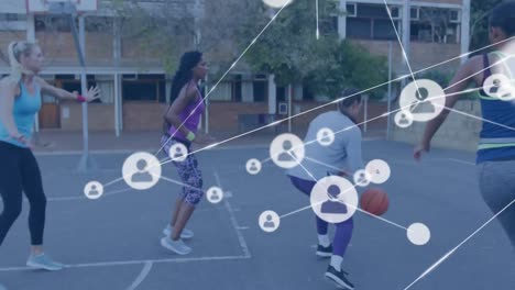 Animation-of-networks-of-connections-over-female-basketball-players