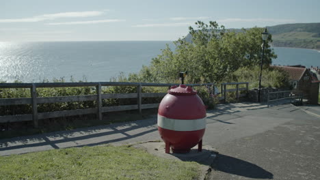 pueblo de la bahía de robin hoods, yorkshire del norte, north york moors heritage coast clip41