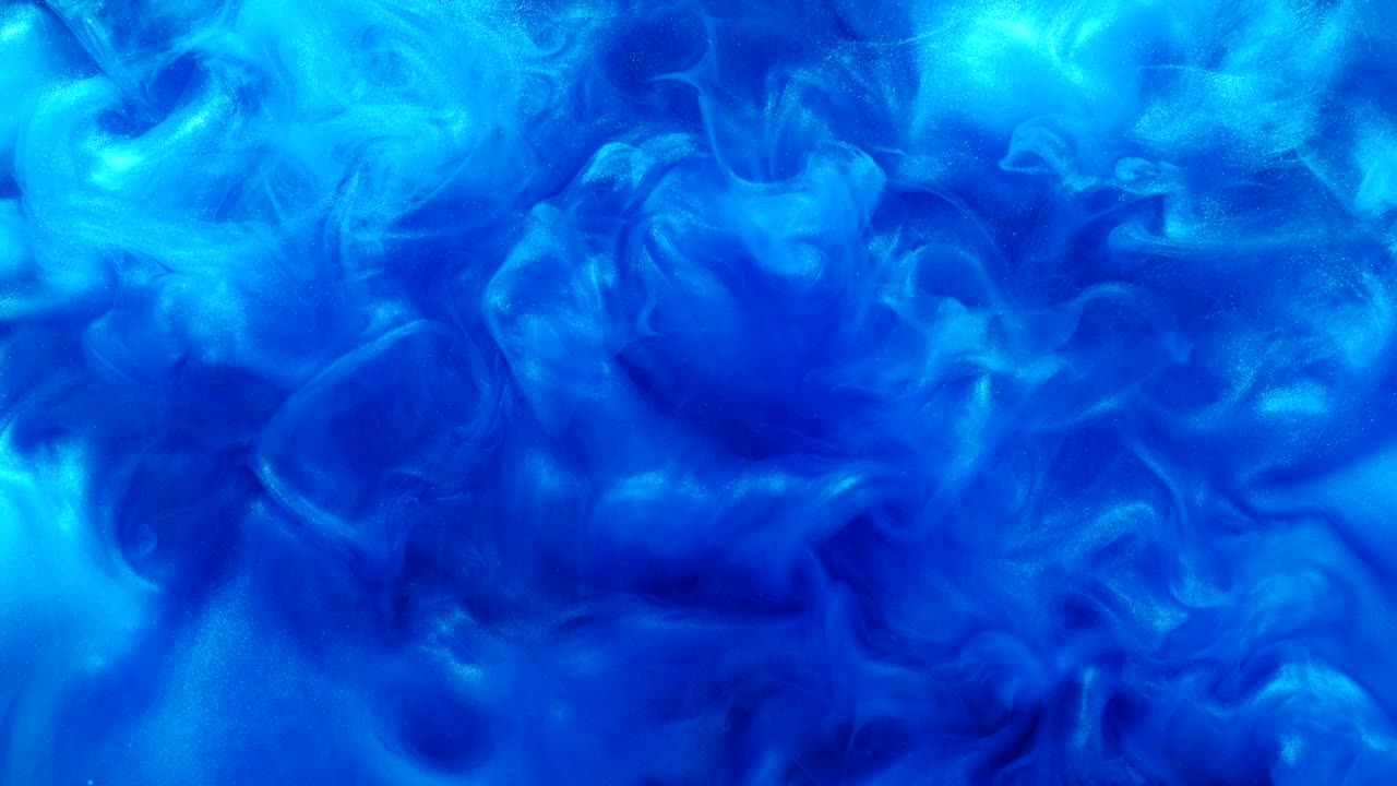 fondo de humo abstracto fluido azul movimiento de salpicaduras