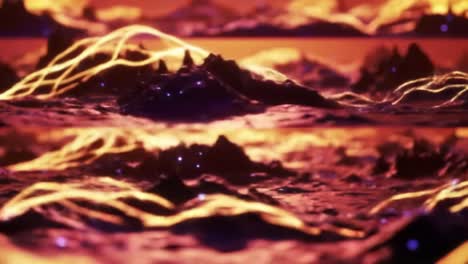 paisaje de un planeta alienígena