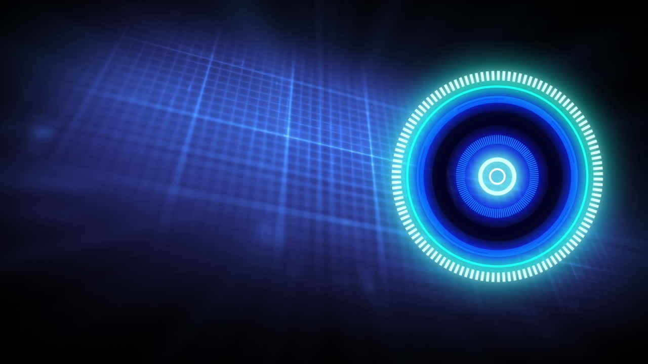 Animation of data processing with scope over grid