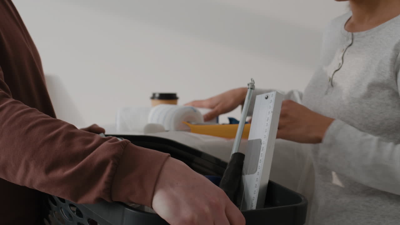 Couple Doing Home Improvement Project Together