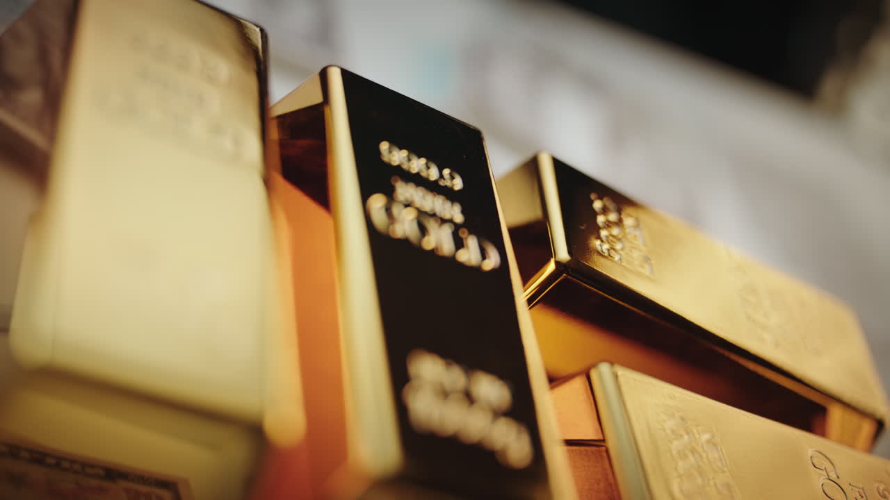 Stack of Gold Bullion