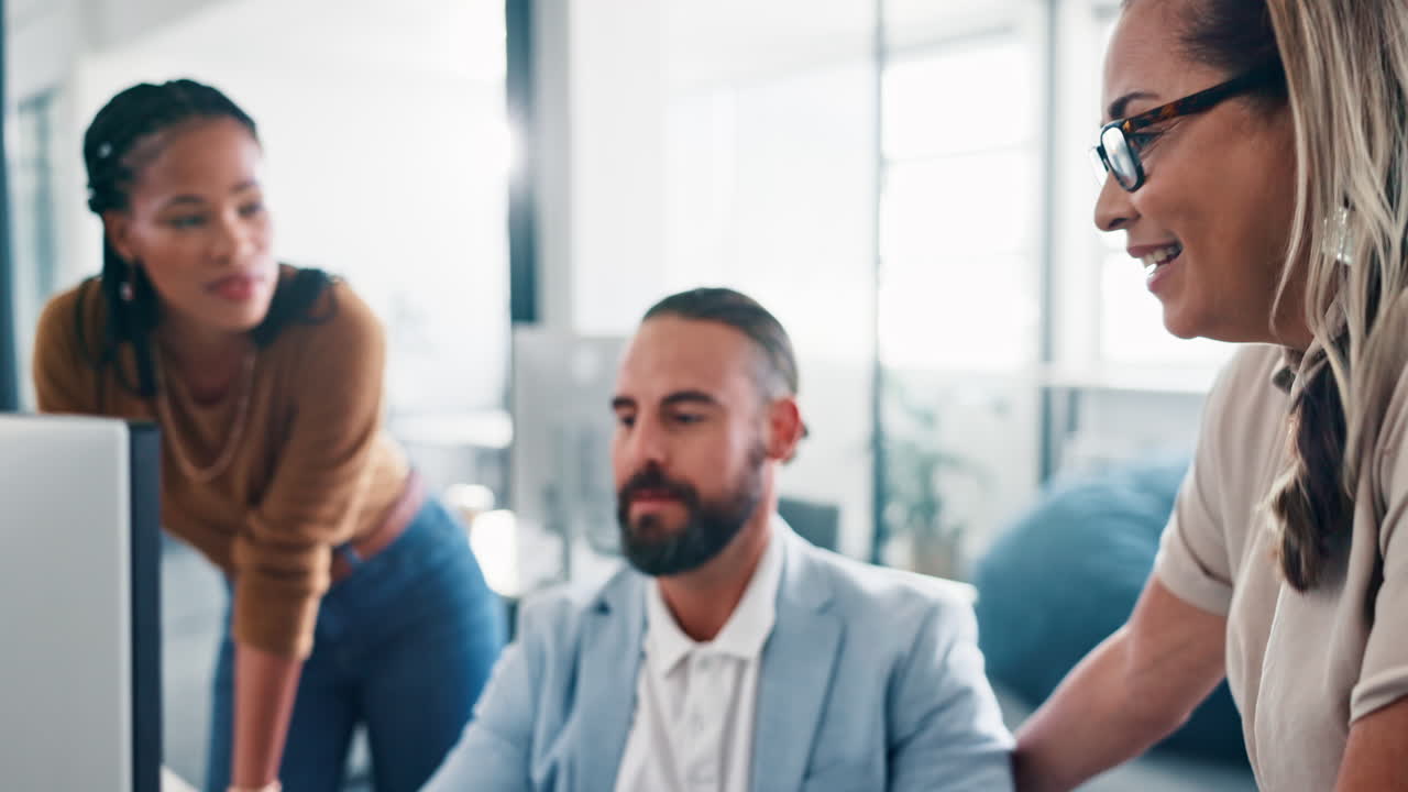Business team, talk and marketing discussion