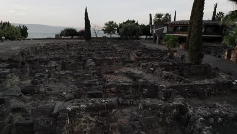 Disparo-De-Drones-De-Israel-De-Las-Ruinas-Arqueológicas-De-La-Ciudad-Antigua