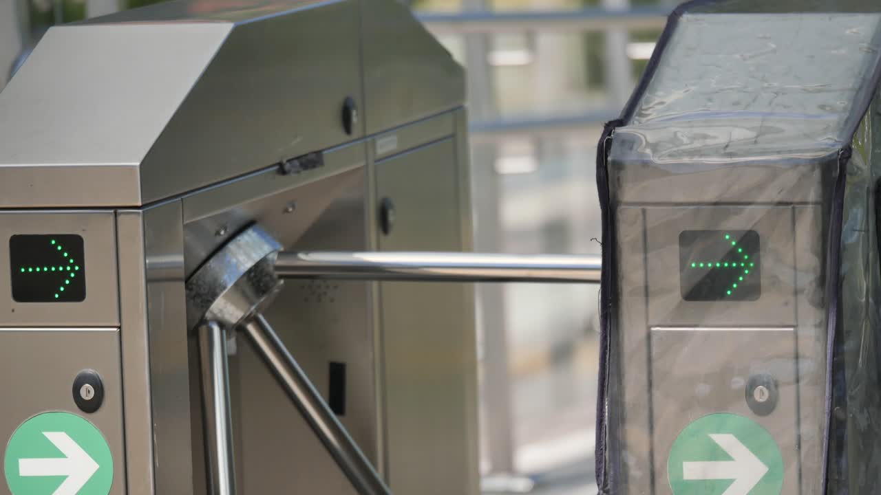 Modern Turnstile Entrance/Exit