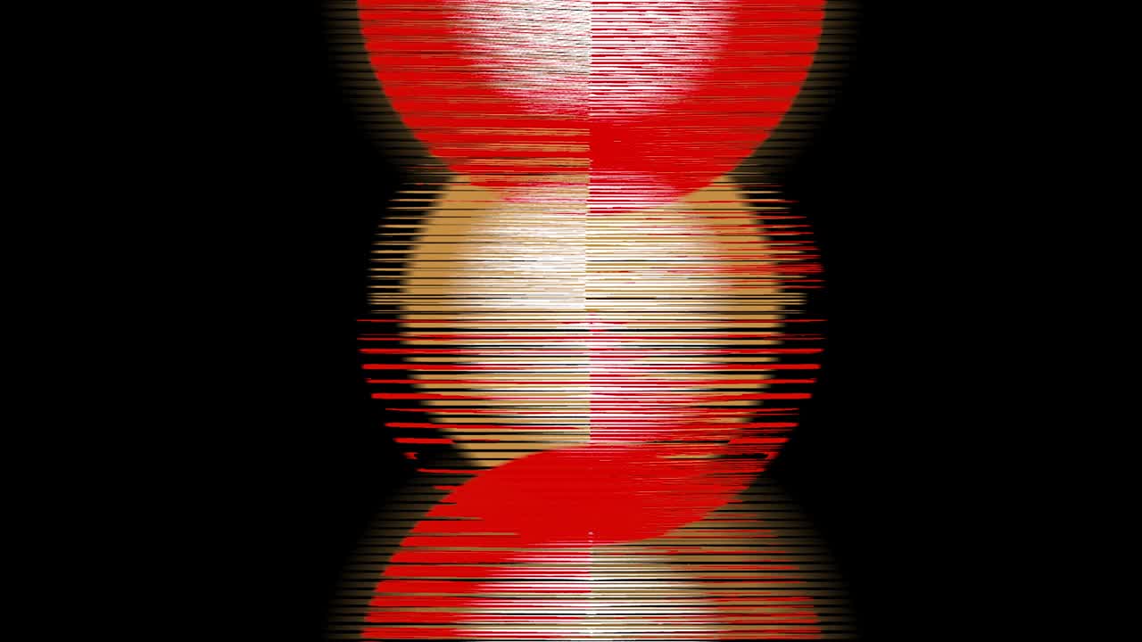 Abstract Background Flicking Circular Pattern