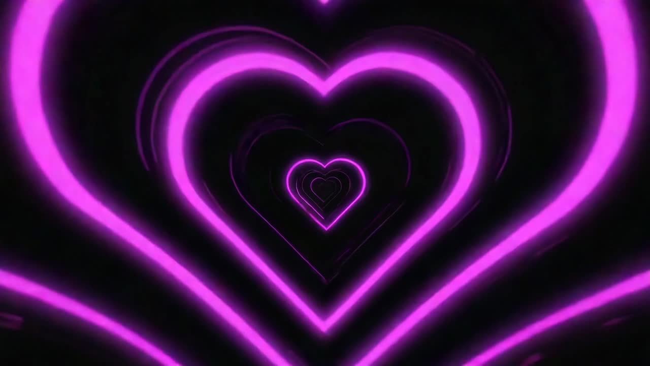 네온 심장 터널