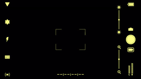 Phone camera animated overlay.  1080p - 30 fps - Alpha Channel (2)
