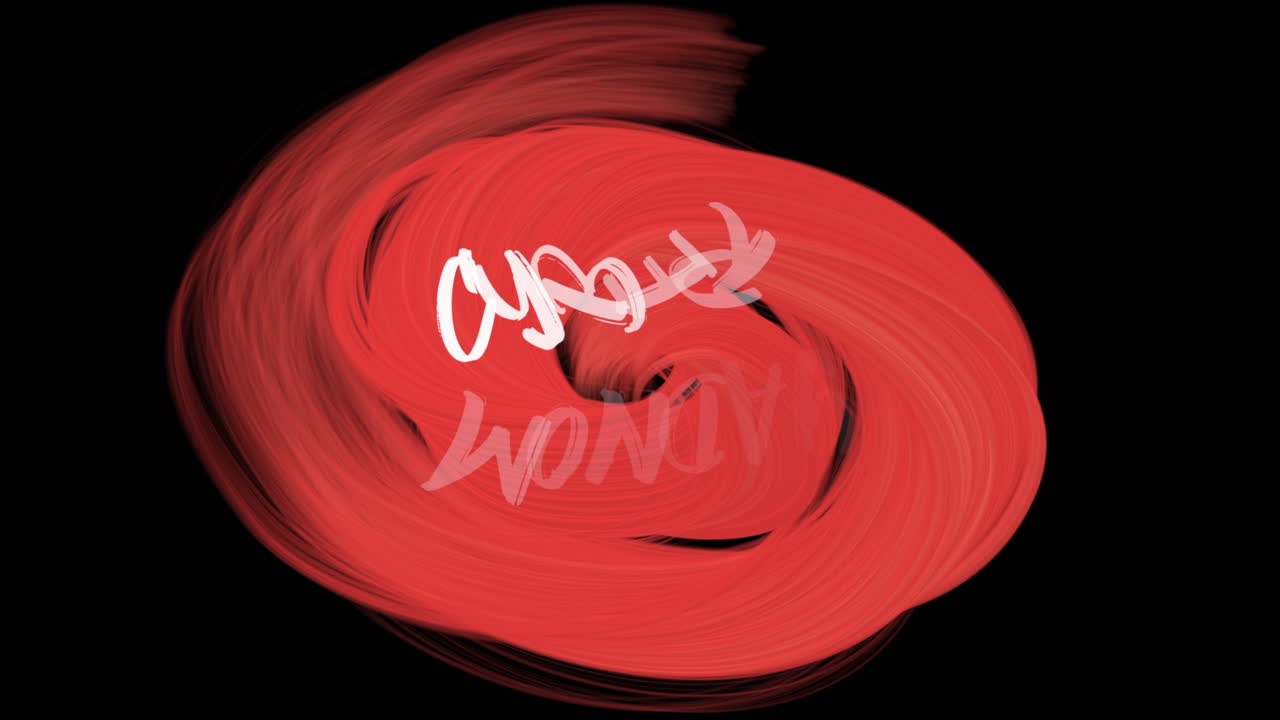 블랙 그라디언트 위에 빨간 수채화  ⁇ 솔로 사이버 월요일