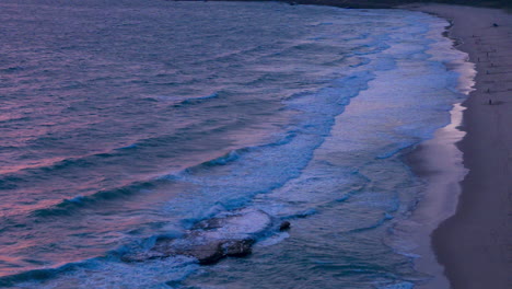 hermoso y colorido timelapse al atardecer en zahara de los atunes, tarifa