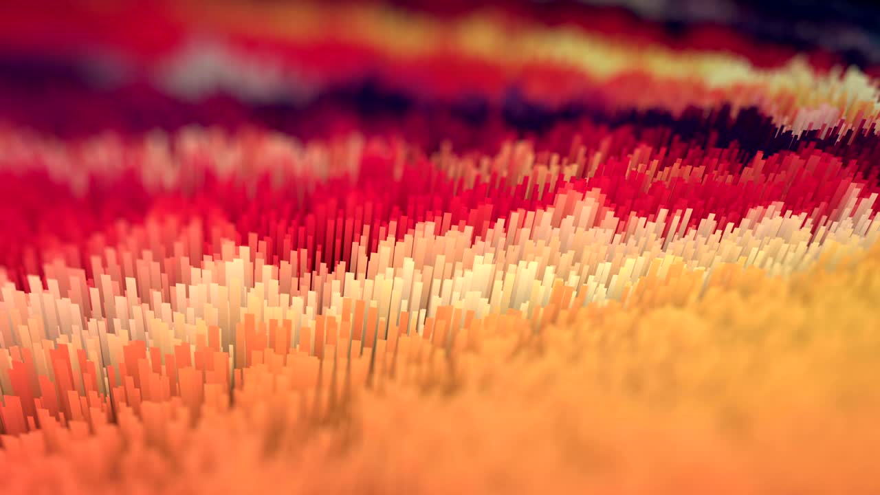 4k 루핑 추상적인 텍스처 된 배경과 필드 깊이