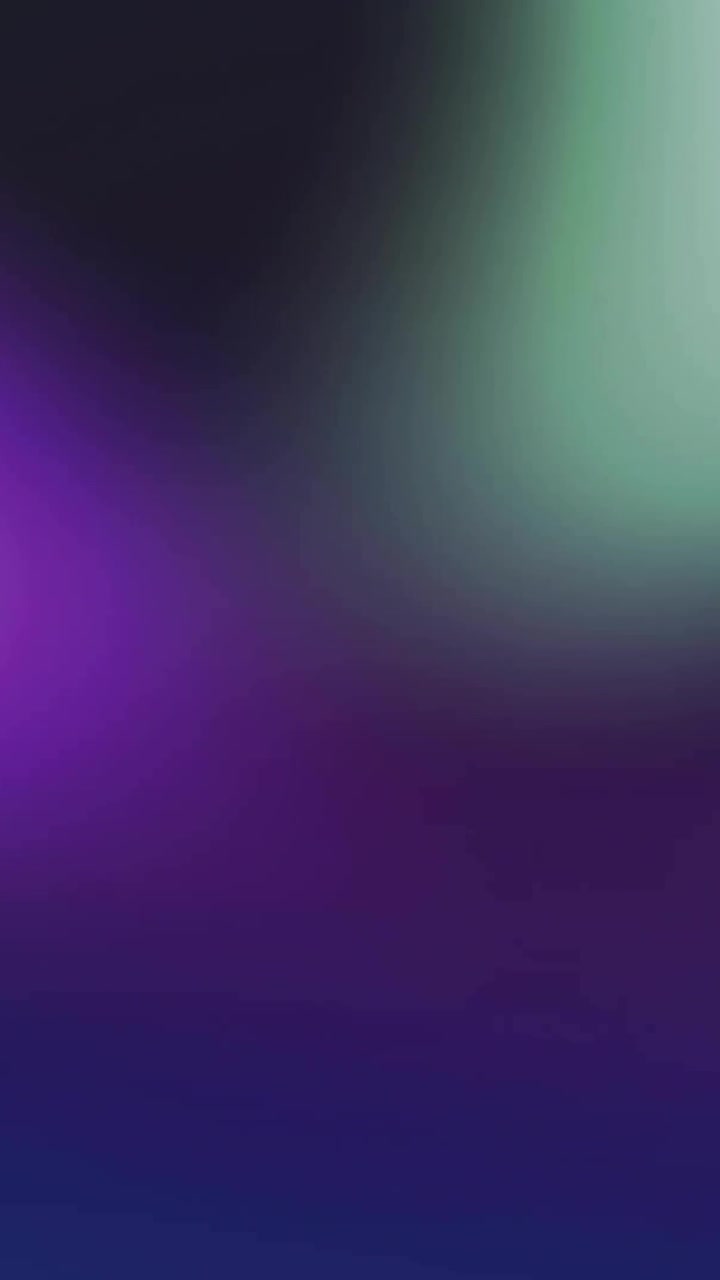 Animação de pontos de luz brilhantes se movendo em um fundo roxo