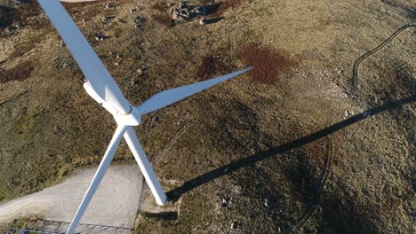 Turbina-Eólica,-Vista-Aérea-Del-Parque-Eólico