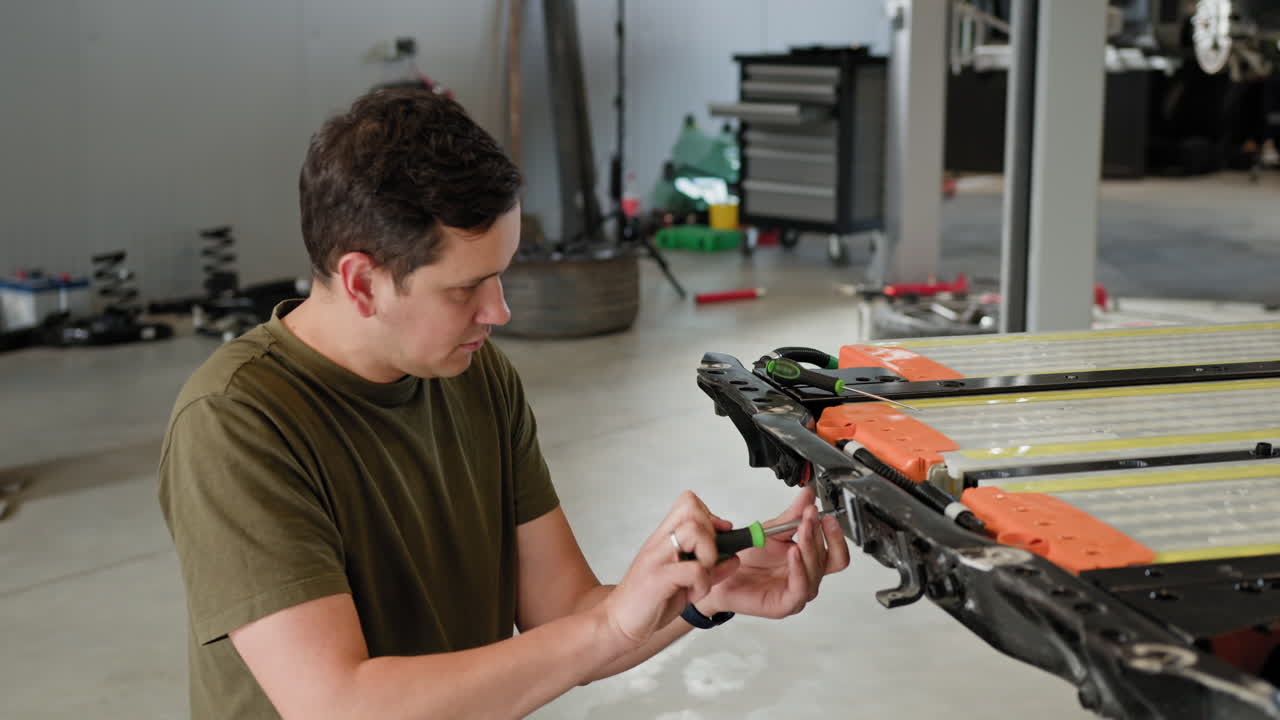 reparación de baterías de automóviles eléctricos