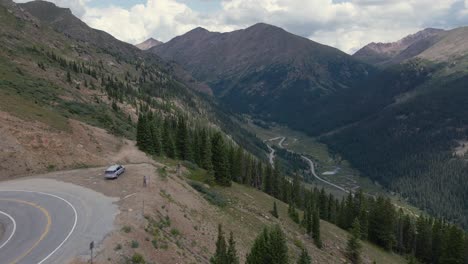 majestic daytime views: aerial footage of colorado mountains