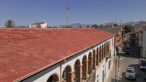 aerial 4k nicosia old town in north cyprus