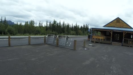 train station at denali national park in alaska