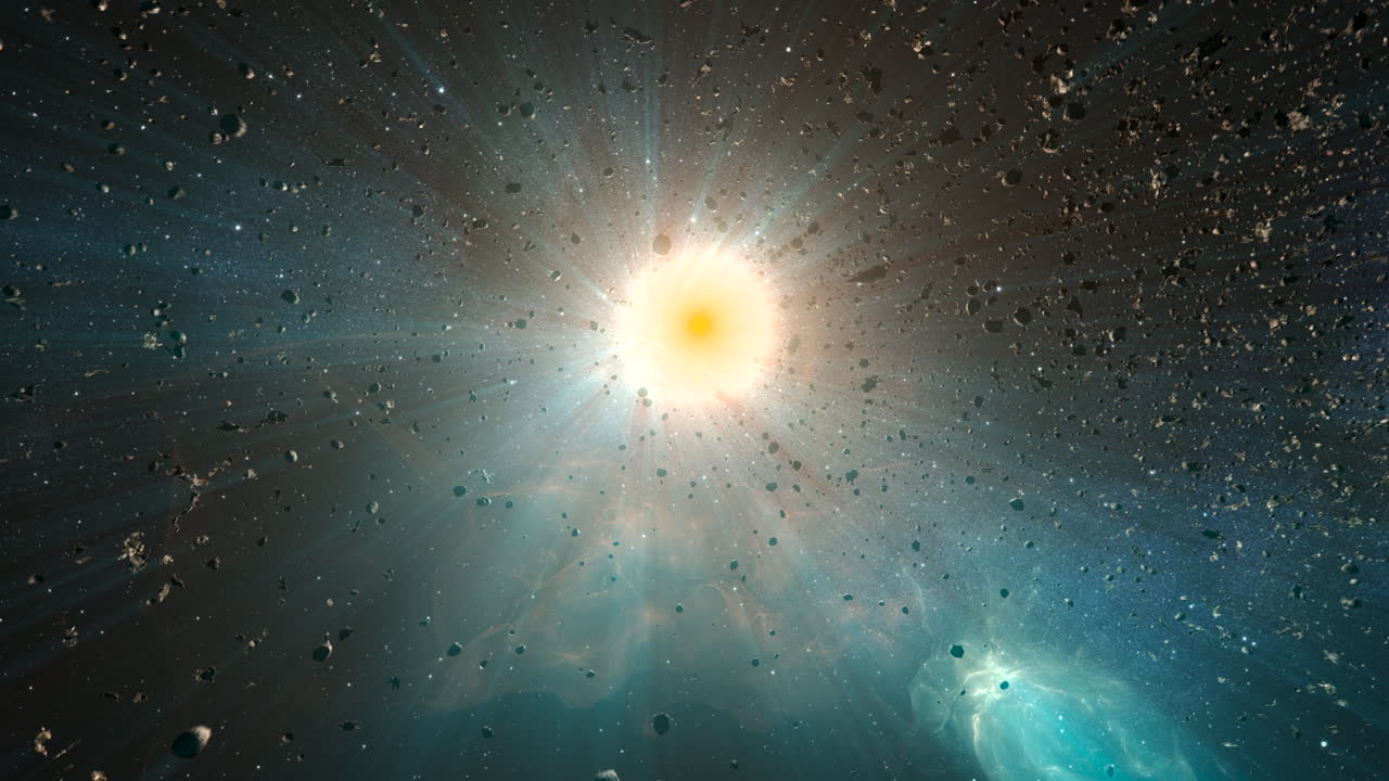 Cosmic Explosion in Space