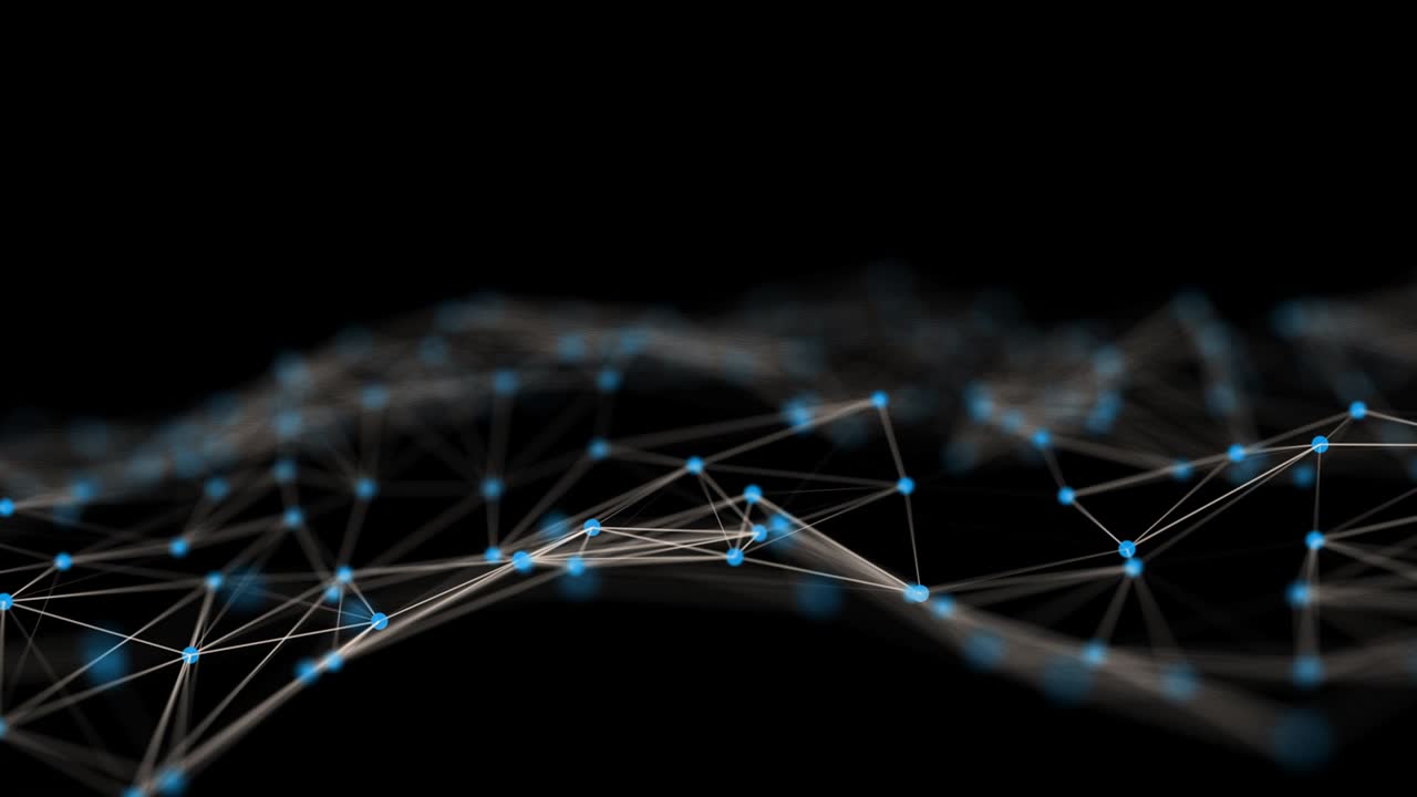 Abstract computer generated seamless loop geometrical motion