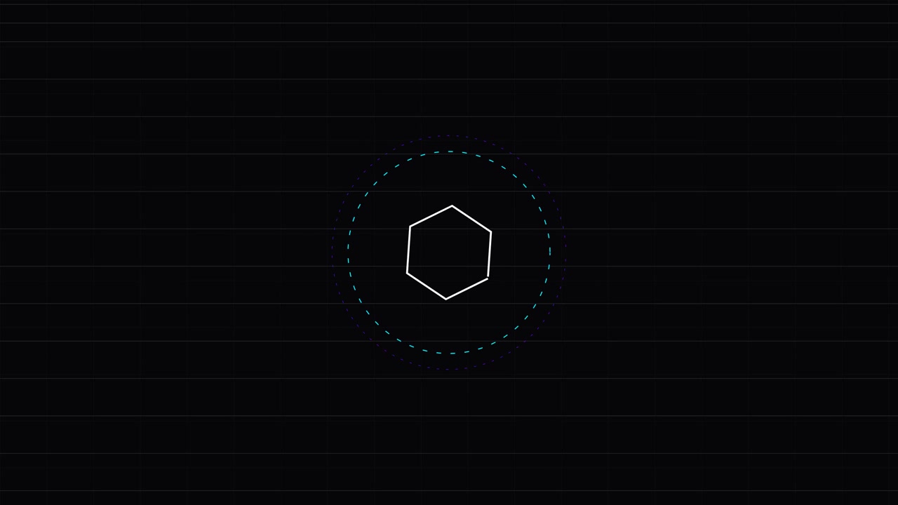 Abstract Digital Animation of Geometric Shapes and Lines