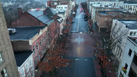 Bethlehem,-Pennsylvania,-Dekoriert-Zu-Weihnachten