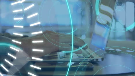 5g escrito en el medio de un círculo futurista 4k
