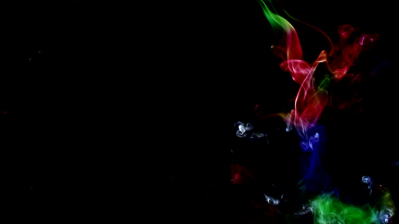 turbulencia de los elementos de humo de los fluidos abstractos