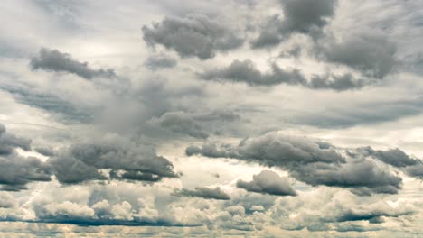 time lapse clouds, rolling puffy cloud are moving, white lightnes clouds time lapse. 4k timelapse of white clouds with blue sky, video loop