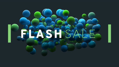 flash sale on grey background